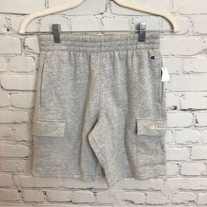 Boys Champion Light Grey Athletic Shorts size 12 NEW
